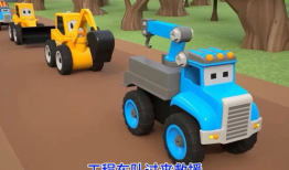 挖掘机动画片视频,工地上的奇幻之旅